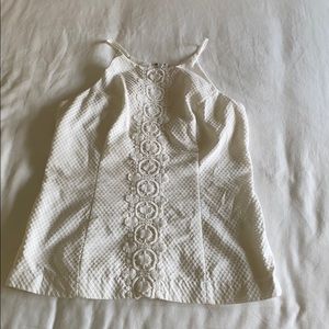 Lili Pulitzer top—white